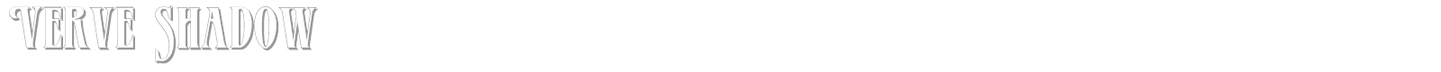 Verve font preview